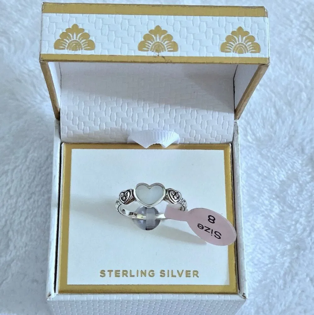 Annika Witt Sterling Silver🤍 Triple3️⃣ Heart❤ Ring💍 - NWT